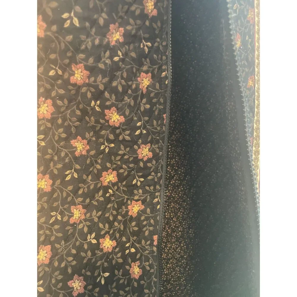 Vintage Quilted Clothing Storage Bag Floral Paisley Hanging Dress Organizer 53